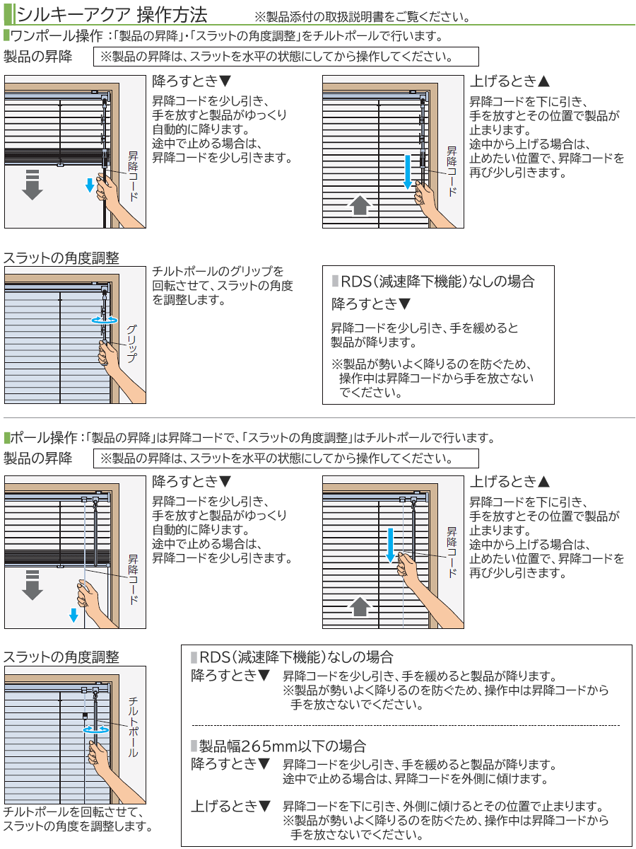 シルキーアクア 標準タイプ スラット幅25mm